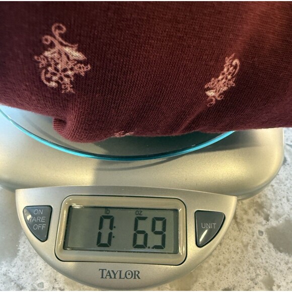 Garnet Hill Peasant Top Womens Size Small Wine Red Floral 3/4 Sleeve Shirt - Picture 9 of 9